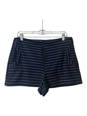 HYFVE Striped Navy Women's Dress Shorts